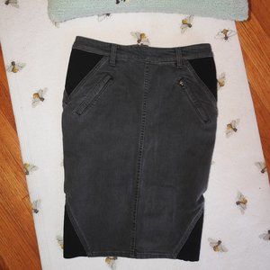 Stella McCartney Black Jean Skirt Sz 26...C1/24